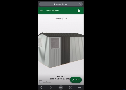 Shed builder mobile