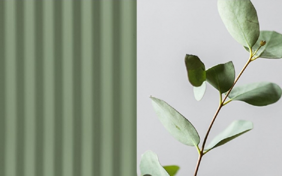 Corrugate Mist Green