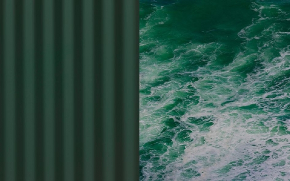 Corrugate Perm Green