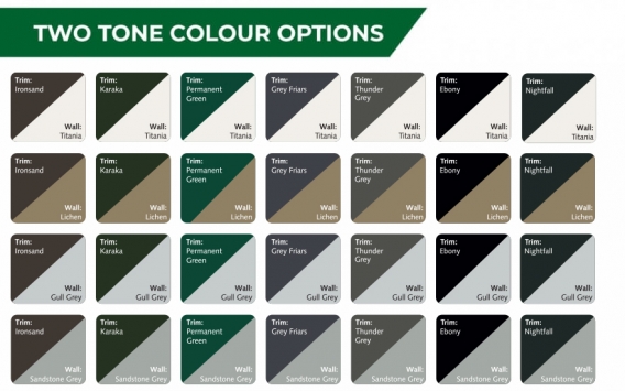 Duratuf Kiwi Garden Shed Two tone colours New v2