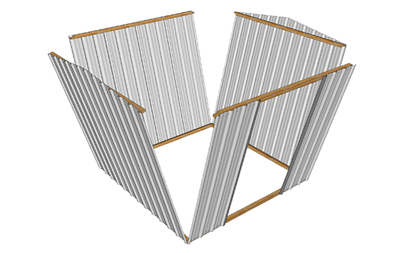 Semi Timber Fram Render