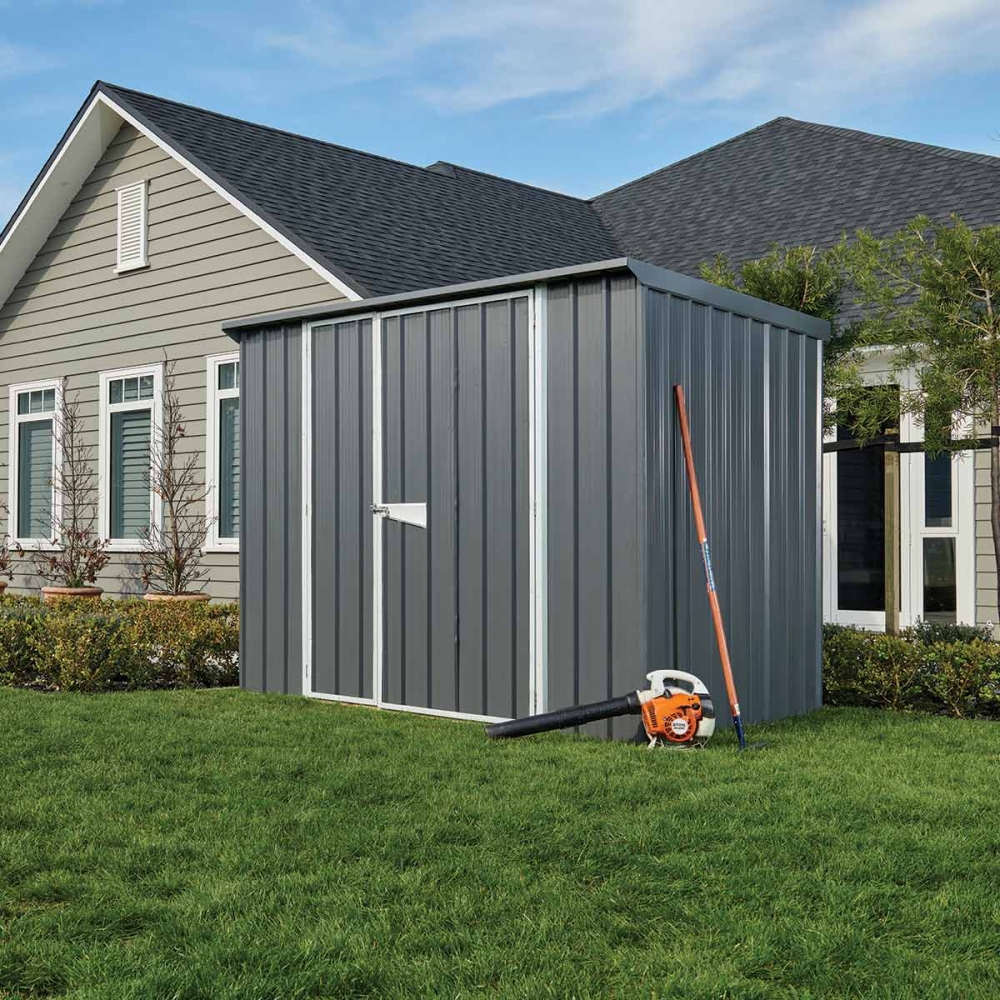 Semi-Timber Frame Garden Sheds Model 2515D 1200x1200px