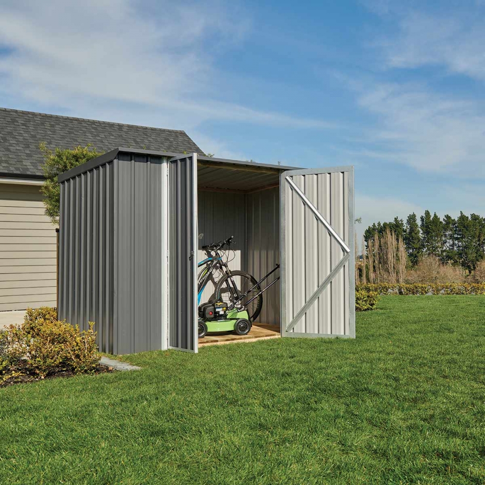 Semi-Timber Frame Garden Sheds Model 2515D.1 1200x1200px