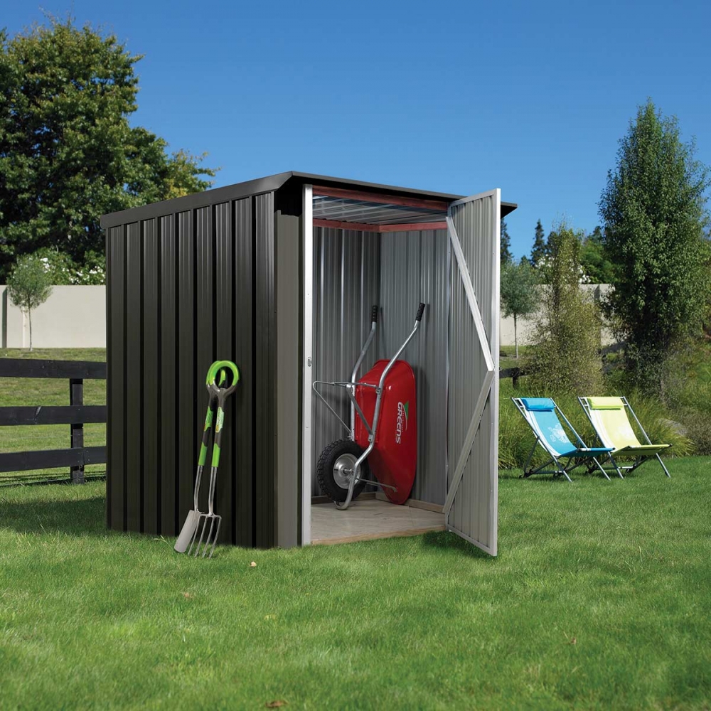 Semi-Timber Frame Garden Sheds Model GL65 1200x1200px