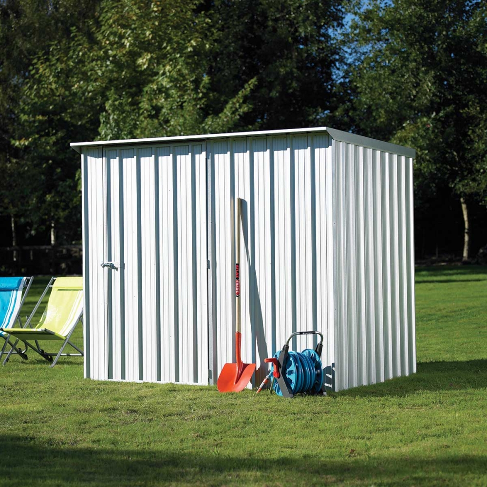 Semi-Timber Frame Garden Sheds Model GL75 1200x1200px