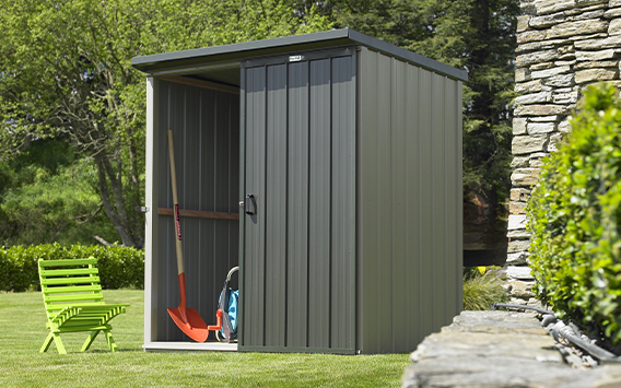 Sliding door sheds